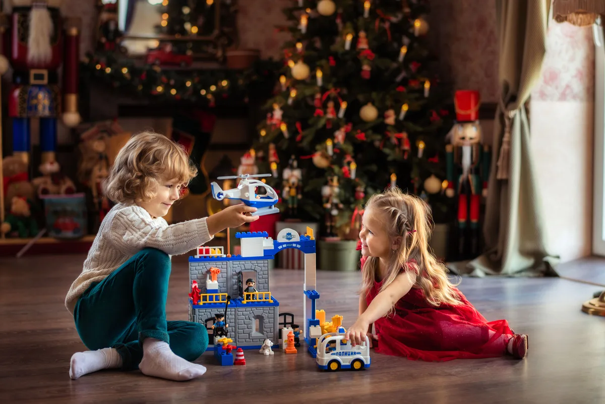 Kids Building Block Construction Toy Set